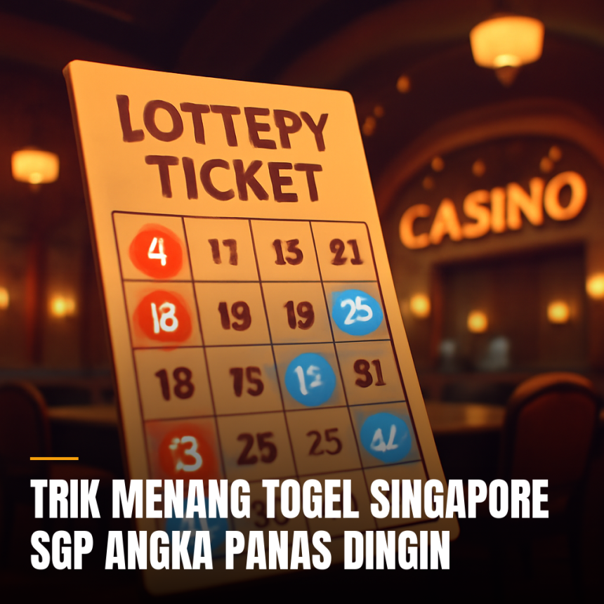 Menggunakan trik menang togel Singapore Sgp dengan melihat angka panas dan dingin.